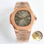 Swiss Patek Philippe Nautilus 40 mm Men PPF 9015 Watch in Rose Gold Ombre Dial
